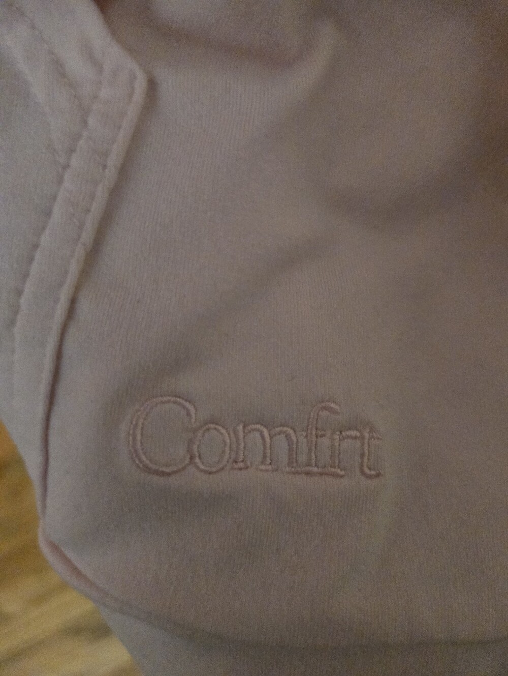 NWOT Comfrt AllDayJersey Lightweight Hoodie Pastel Pink 3X - Picture 3 of 5
